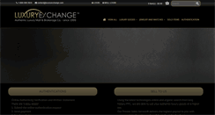 Desktop Screenshot of luxuryexchange.com