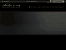 Tablet Screenshot of luxuryexchange.com